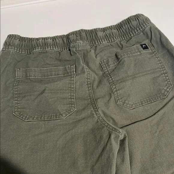 Olive Green Casual Pants - Picture 3 of 3
